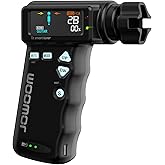 JOWOOM T2 Smart Automatic Guitar &amp; Ukulele Tuner | Fast Acoustic Guitars Auto-Tuner With 180RPM Electric String Winder | Safe &amp; Professional Grade Tuner For Ukuleles | USB Rechargeable Battery | Black