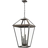 Z-Lite 579CHXLX-ORB Talbot Outdoor Ceiling Light, 4-Light 240 Total Watts, Oil Rubbed Bronze