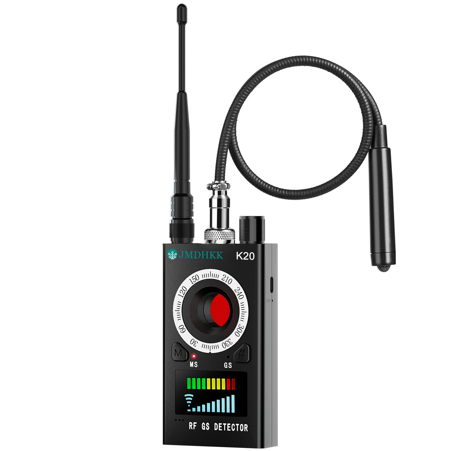 JMDHKK Hidden Camera Detector, Bug Detector & GPS Tracker Detector – RF Detector & Camera Finder for Hotel, Travel, Car, Office, Home Privacy Protection