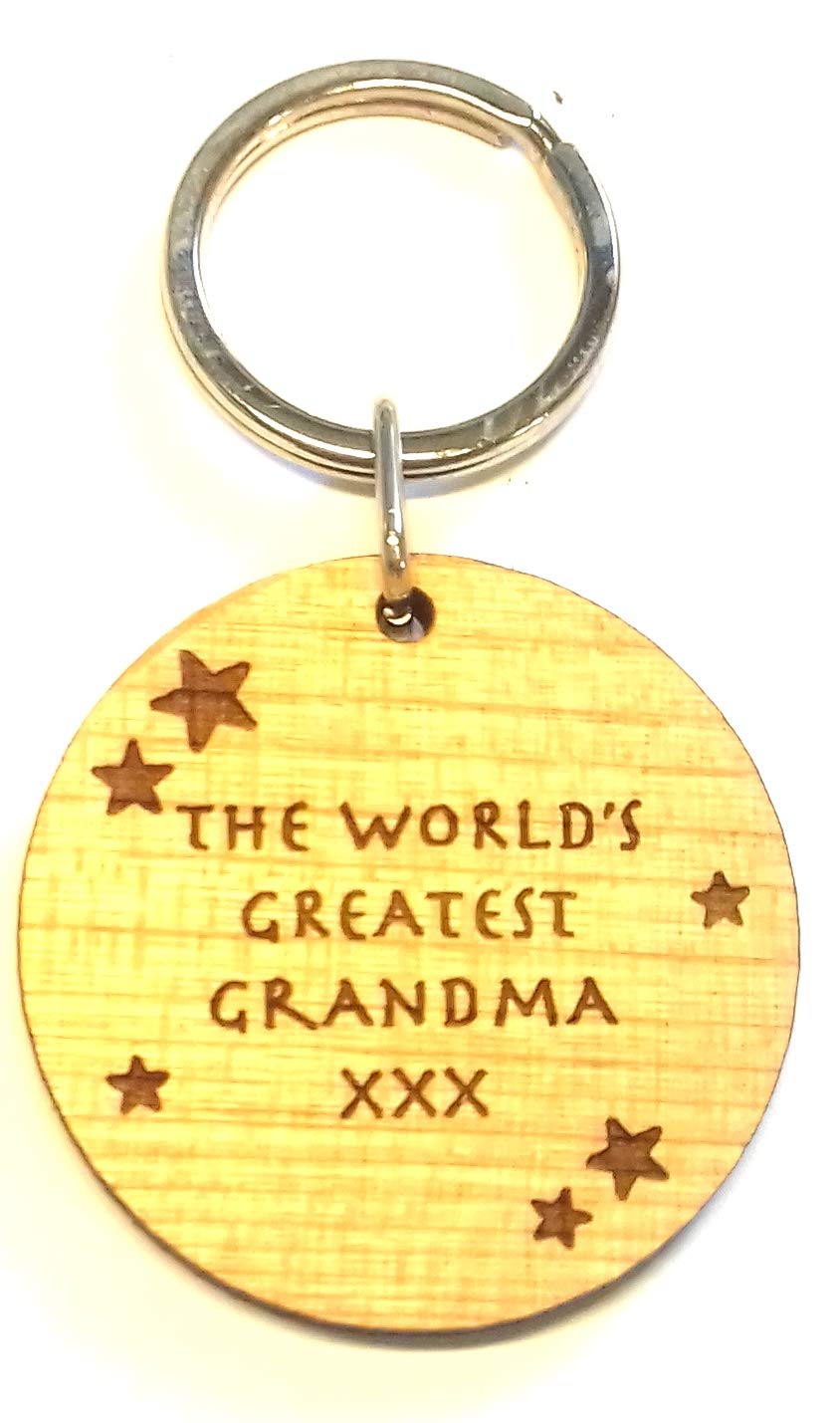 Chris Bag Of Goodies Worlds World's Greatest Grandma Keyring Gift from Grandson Grandaughter