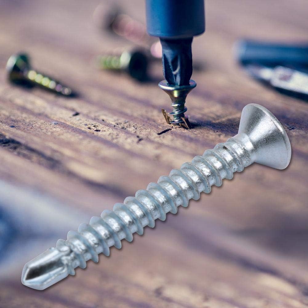 Hilitand Drilling Tail Screw Set, Countersunk Head Self-Drilling - Image 4