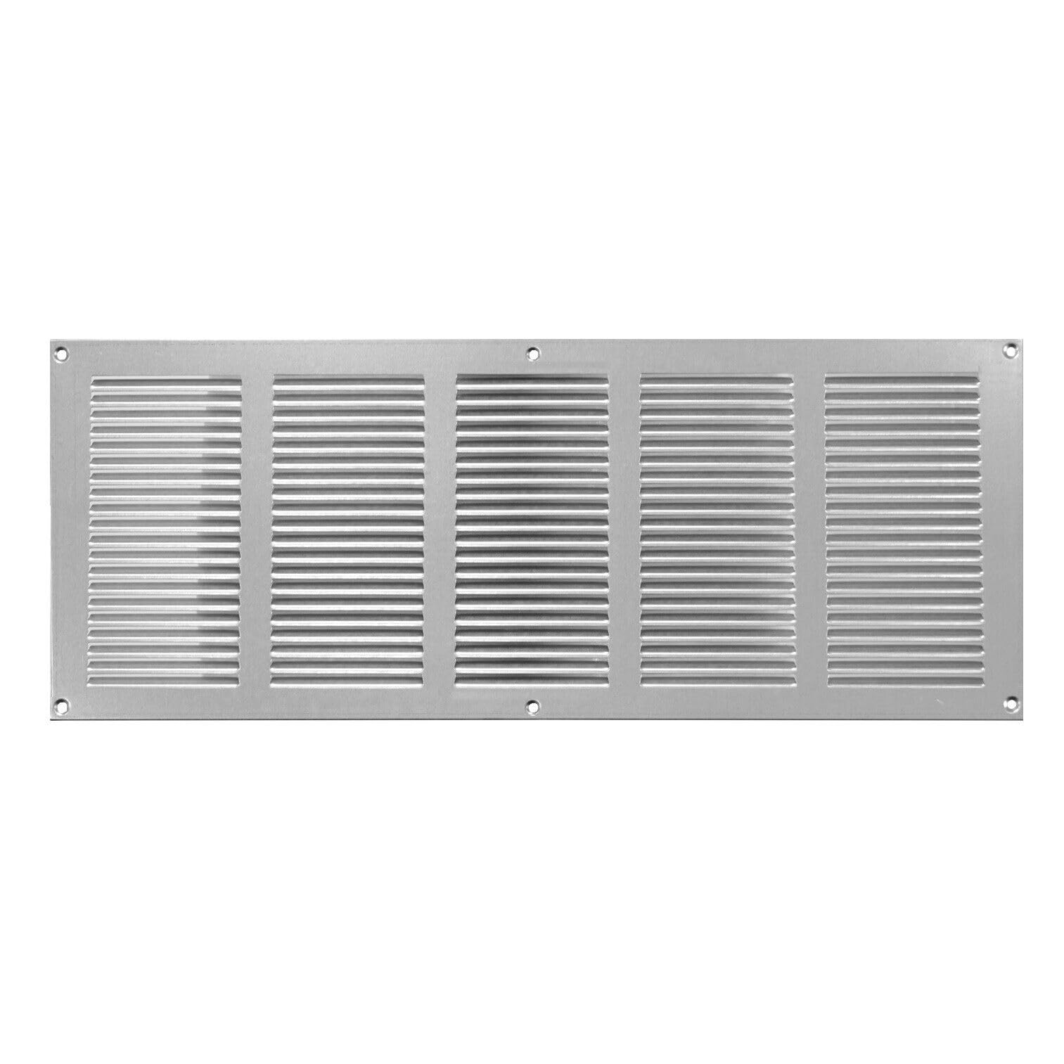 Generic Metal Ventilation Grille Cover with Mosquito Net – Ventilation Cover 500 x 200 mm/20 x 8 Inches Galvanised