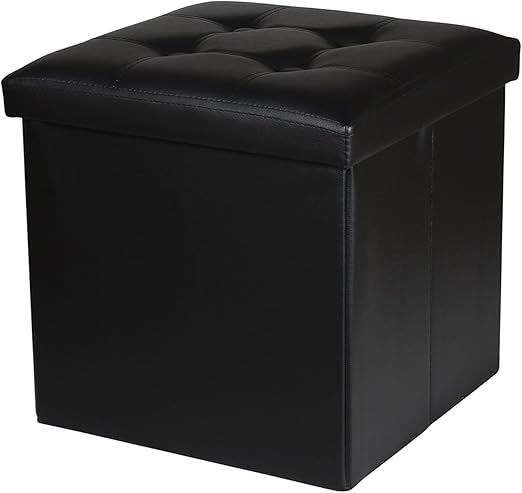 Amazon.de: Aufbewahrungskorb aus Leder von NISUNS, OT02, zusammenklappbar