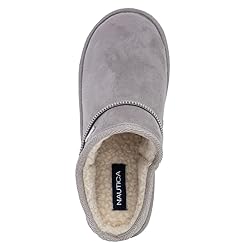 Nautica Women's Cozy Micro Suede Slide Slippers