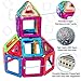 MANVE Magnetic Blocks Building Toys Set, Magnetic Tiles, Educational Toys for Baby/Kids（ 87Pcs DELUXE SET）