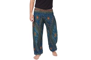Banjamath® Mens Yoga Harem Lounge Boho Parachute Loose Baggy Pants
