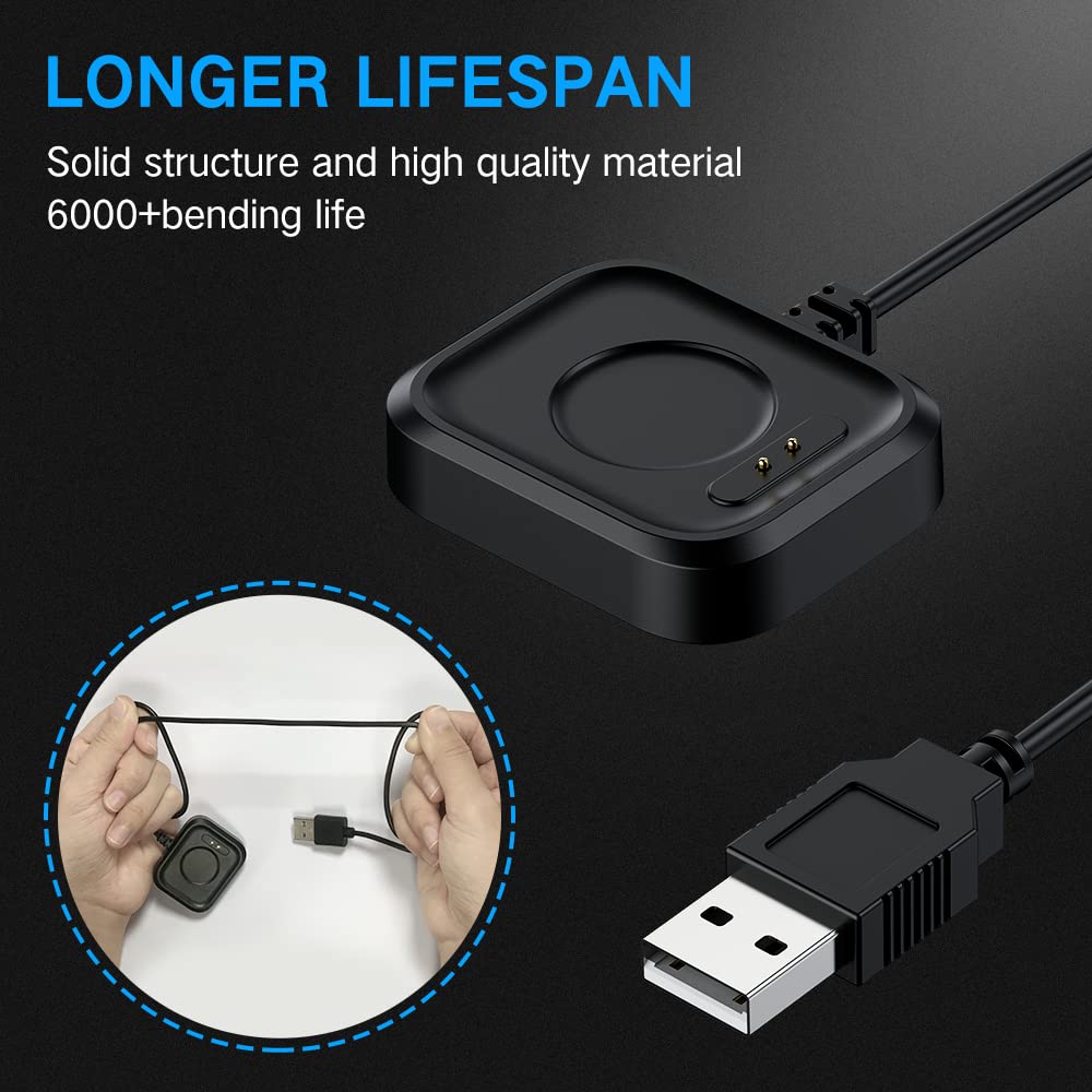 Portable Magnetic Smart Watch Charger USB Charging Cable Cord Replacement for P32E Smartwatch only, Magnetic Suction USB Charging Cable for P32E Smartwatch