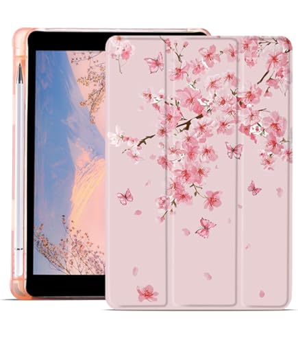 Amazon.com: Case for iPad 9th 8th 7th Generation Cherry Blossom