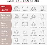 GENIE SPACE Vacuum Storage Bags 110x90cm Airtight 2 Pack for Clothes view 7