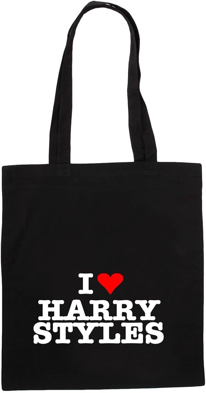 One Direction Black Tote Bag... I (love) Harry Styles Amazon.co.uk