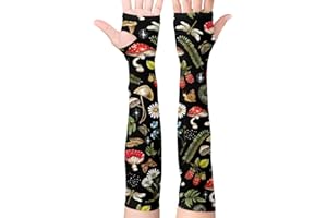 Buwuta Gardening Sleeves for Women Leaf Sleeves to Cover Arms Sleeves Anti-Scratch Farm Sun Protection Cooling Sleeve