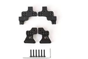 FEDCO SCX24 Shock Mount Adjustable Shock Tower 4PCS Multiple Mounting Positions Shock Bracket for Axial SCX24 Upgrade Parts 1/24 RC Crawler