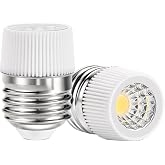 HengBo LED Spotlight Bulb 3W E26, 4000K Neutral White (2 Pack) | 240LM, 24&deg; Narrow Beam Angle, Track Lighting, Display Accent Lighting