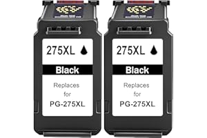 275XL Black Ink Cartridges PG-275 XL Replacement for PIXMA TS3720 Ink Cartridges Compatible for Printer Ink 275 XL Ink Cartri