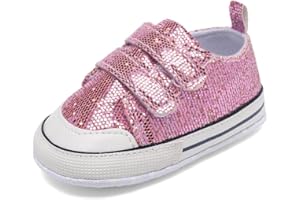 KHOCADW Baby Shoes,Infant Boys Girls Non-Slip Soft Sole Lightweight Sneakers,Unisex First Walking Shoes for 0-18 Months Toddler