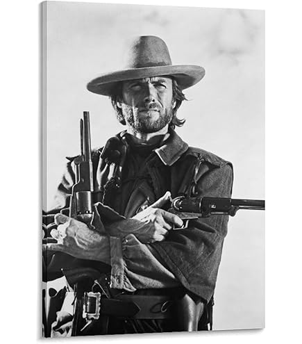 Amazon.com: A Portrait Of Clint Eastwood with Guns Photo