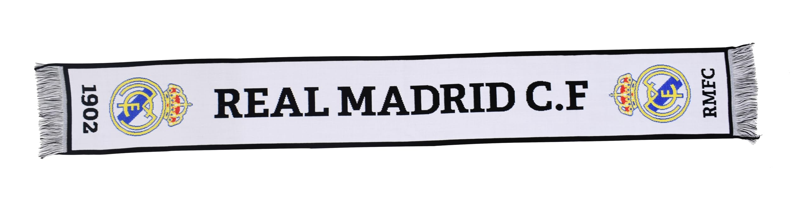 Real Madrid White Fabric Scarf [AB3931]