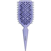 CONAIR Curl Define Pro Hairbrush - curly hair brush products - dual-vented designed to smooth, separate, and define curls - u