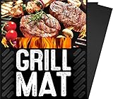 BBQ Grill Mat, Grill Mat, Grill Covers, Set Of 2 Non Stick BBQ Grill Mats - Heavy Duty, Reusable, And Easy To Clean