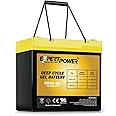 ExpertPower 12V 55AH Gel Deep Cycle Battery Rechargeable Non-Spillable for Wheelchair UPS