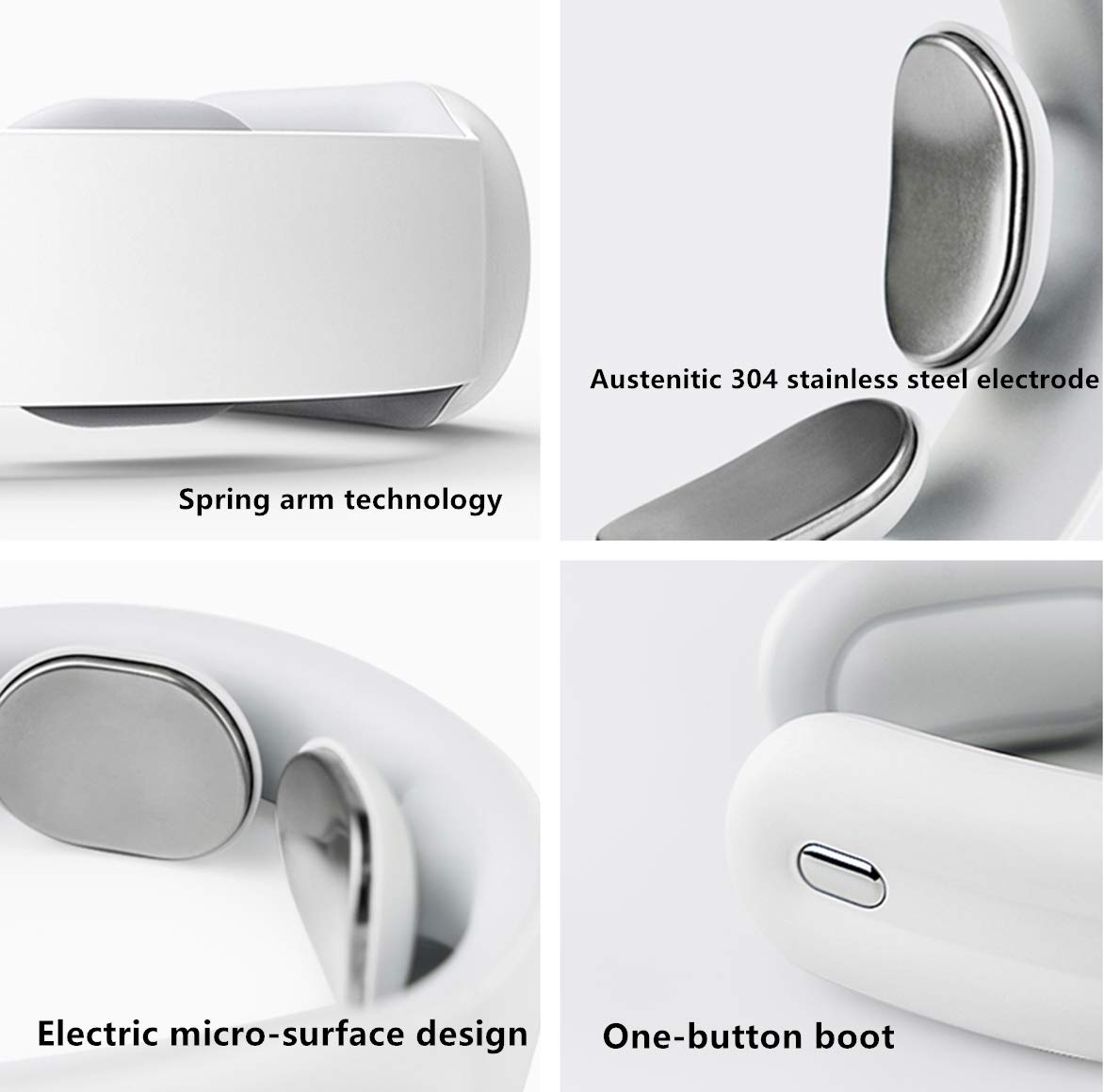 USB Charging Smart Shoulder and Neck Massager with Heat Cordless Electric Deep Tissue 3D Kneading for Muscle Pain Relief Office, Home car（Blue）