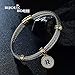 BIJOUX BOBBI [Luxury Packaging Alphabets Cubic Zirconia Twisted Wire Initial Bracelets - A4168BXK-K