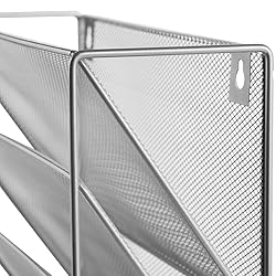 EASEPRES Desk File Organizer Mesh 5-Tier, Hanging
