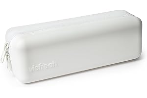 Visfresh Disposable Daily Contact-Lens Case Organizer, Travel-Friendly, Premium Quality, Water-Resistant Silicone Case with Clearly Labeled R & L, Storage up to 30 lenses