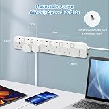 PARTH Surge Protected Extension Lead 10m 6 Socket with Switches UKCA BS1363A view 3