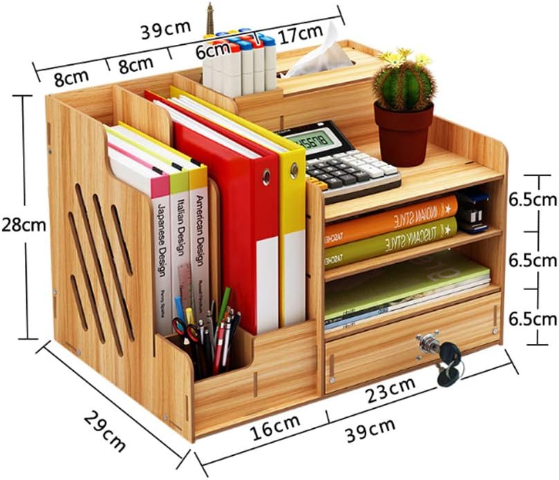 Hggzeg Wooden Desk Organizer - Image 4