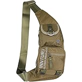 Kawei Knight Sling Bag Small Backpack Crossbody Shoulder Bag Sling Pack