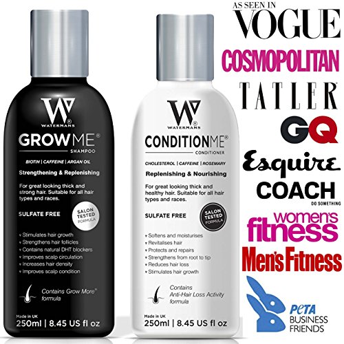 Hair Growth Shampoo and Conditioner by Watermans Combo Pack Best