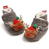 QWZban Baby Booties Infant Newborn Boys Girls Slippers Warm Crib Sock Shoes Indoor First Walkers Prewalker