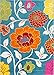 Well Woven Modern Rug Daisy Flowers Blue 5'X7' Floral Accent Area Rug Entry Way Bright Kids Room Kitchen Bedroom Carpet Bathroom Soft Durable Area Rug