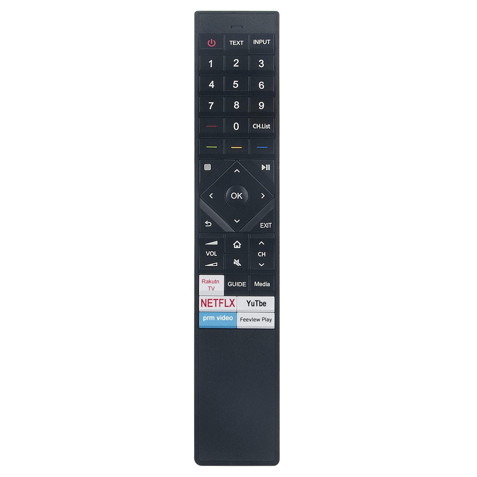 VINABTY ERF3B72H Replacement Remote Compatible with Hisense 4K ULED TV U7QF 50AE7400FTUK 50U7QFTUK 55U7QFTUK 65U7QFTUK