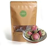 GOARTEA Blooming Tea Flowers - 12pcs Individually Sealed Flowering Balls - Hand-Tied Natural Green Tea Leaves & Edible Flowers - Gifts For Tea Lovers