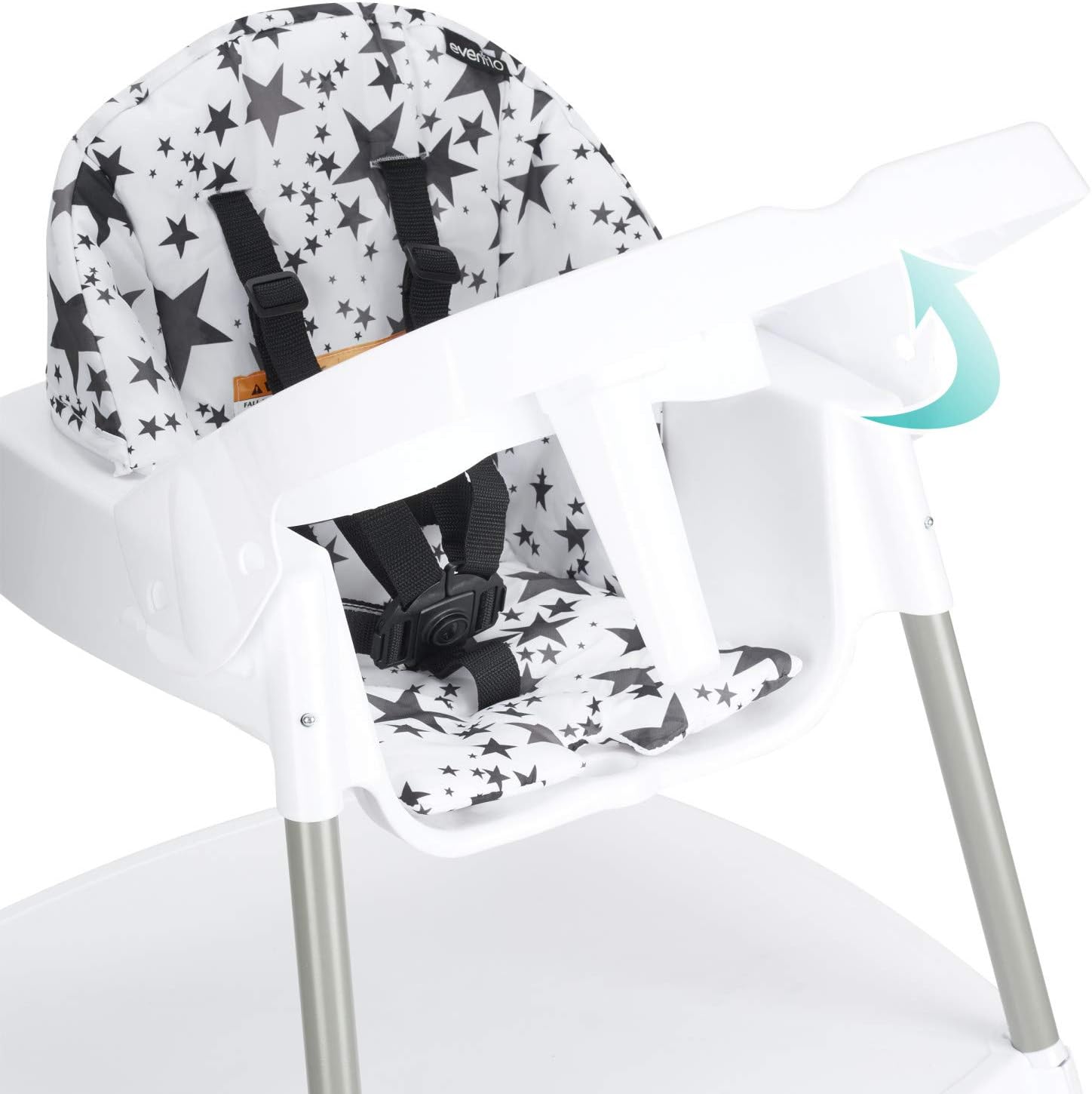 evenflo 4 in 1 high chair poppy