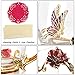 r's Day Gifts For MomClear Glash Spoon Set Unique Rose Flower Enamel Design Valentine's Day Birthday Decoration Wedding Gift (Box Short Red)