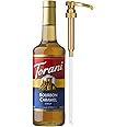 Torani Coffee Syrup, Bourbon Caramel Flavoring for Drinks, Glass Bottle with Pump Included, 25.4 Fl Oz