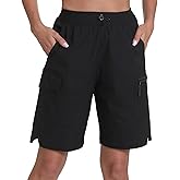 XINGPAOZHE Women's Lightweight Hiking Shorts Quick Dry Running Outdoor Cargo Shorts with Pockets for Travel Athletic Camping