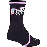 SockGuy Dark Magic 6In Sock One Color, S/M