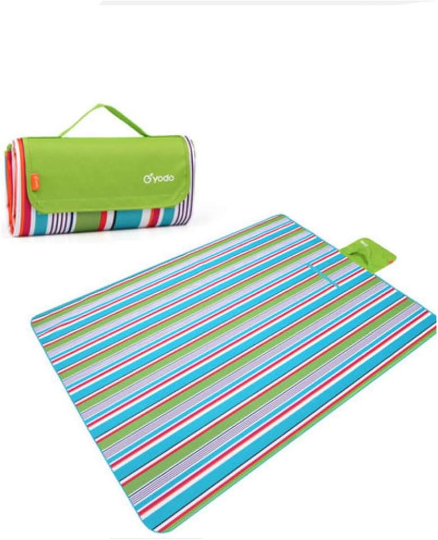 KIKISHOPQ Handy Mat with Strap, Perfect for Picnics, Beaches, RV and Outings, Waterproof