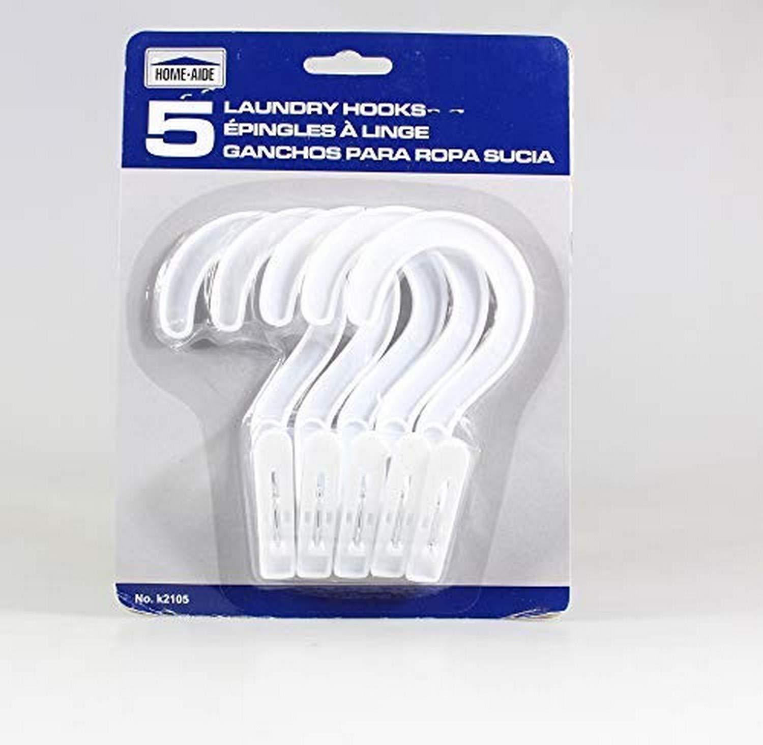 Symak k21052pkX 10 Laundry Hooks Clothes Pins Hanging Clips Plastic