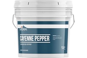 Earthborn Elements Cayenne Pepper 1 Gallon Bucket, Spicy Flavor, Ground Red Pepper