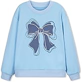 WELAKEN Girls Sweatshirts Long Sleeve Pullover Crewneck Tops Shirts