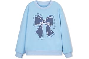 WELAKEN Girls Sweatshirts Long Sleeve Pullover Crewneck Tops Shirts