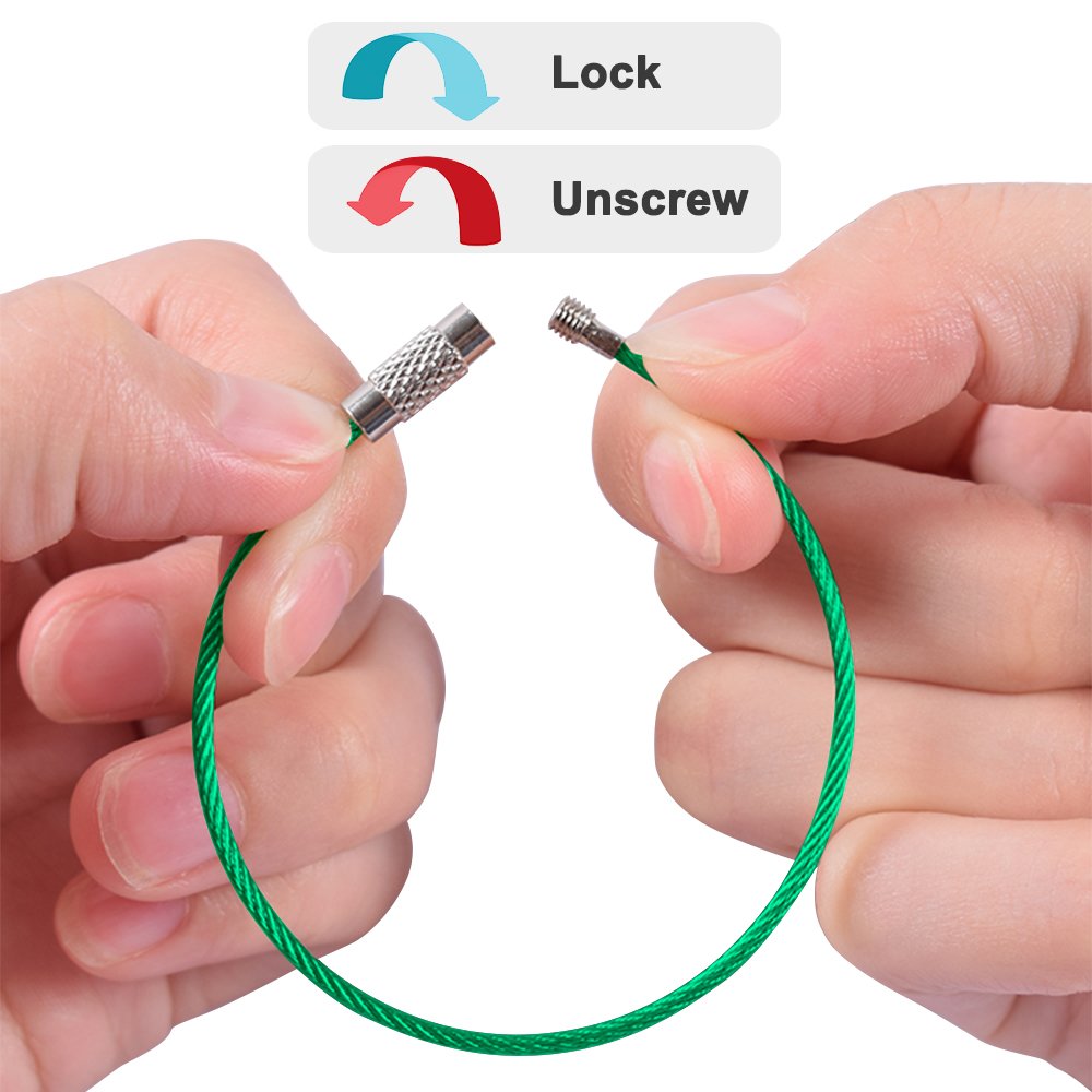 Connectors & Adapters Keyrings and ID Tag Keepers SENHAI Key Ring 2mm 4