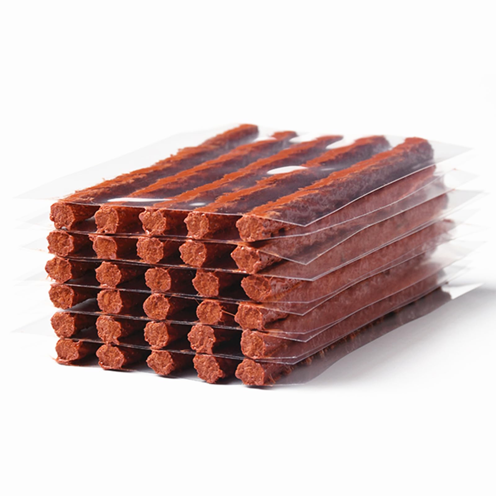 YankMooM 30PCS Tire Repair Strings,100 x 6 mm Flat Tire Plug Puncture Repair Strings for Recovery Car Motorcycle Automotive Bike(Brown)