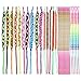 ELCOHO Colorful Friendship Bracelets Handmade Mix 30 Pieces Various Styles Woven Bracelets for Wrist Anklet