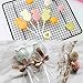 Lollipop Treat Bag Set, 100 PCS White Lollipop Sticks, 100 PCS Lollipop Parcel Bags with 100 PCS Metallic Twist Ties